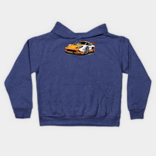 Sports Car Illustration Kids Hoodie